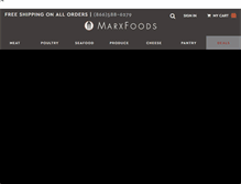 Tablet Screenshot of marxfoods.com